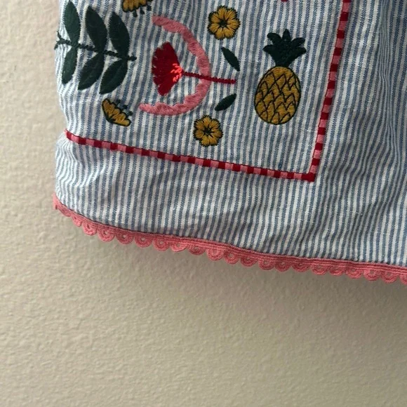 Boden Blue Sheath Midi Dress with V-Neck and Cap Sleeves - Picture 5 of 6